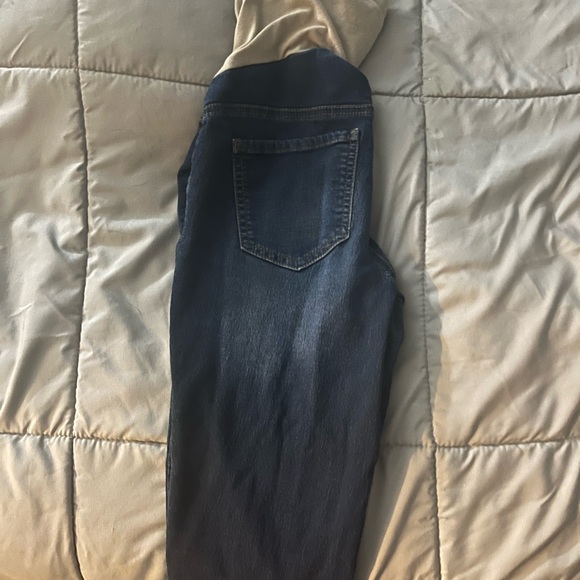 Indigo blue maternity jeans - Picture 3 of 3